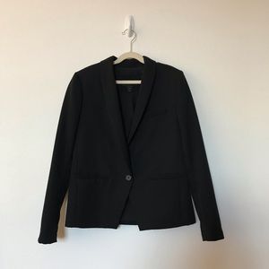 J.Crew Black Wool Shawl-Collar Blazer